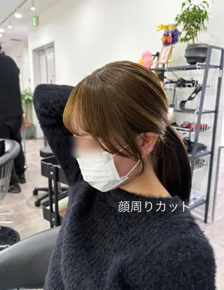 セミロング カラー limitみづき🌙 レイヤーカットのヘアスタイル