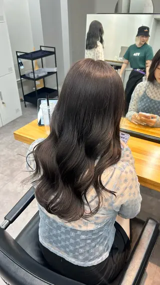 ロング 🍓🍒ダブルカラー モデルmio🍒🍓のヘアスタイル