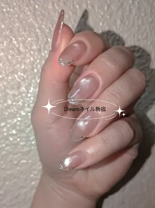 ネイル ネイリストゆか💅 長さだし、深爪矯正のネイルデザイン