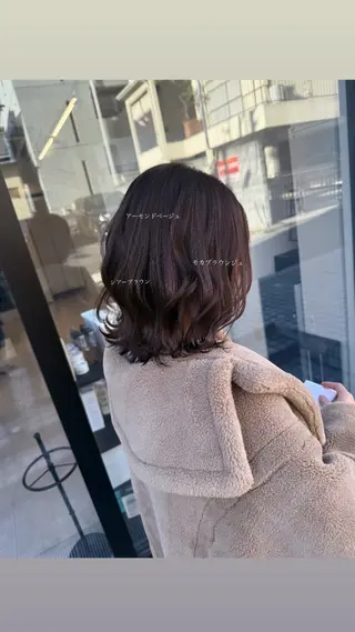 ミディアム カラー Miku❇️ フェイスレイヤーのヘアスタイル