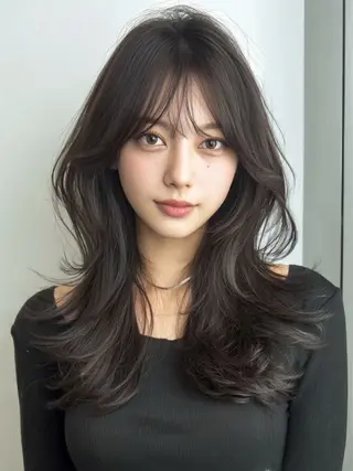 ロング レイヤーカット/ 火ノ見🪡のヘアスタイル