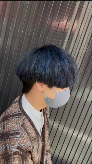 ショート カラー パーマ メンズ PSY【サイ】所属・PSY【サイ】 /池袋/RYUSEIのヘアスタイル