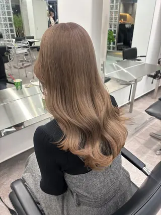 セミロング カラー soigné所属・カットモデル募集 /RIO🩰のヘアスタイル