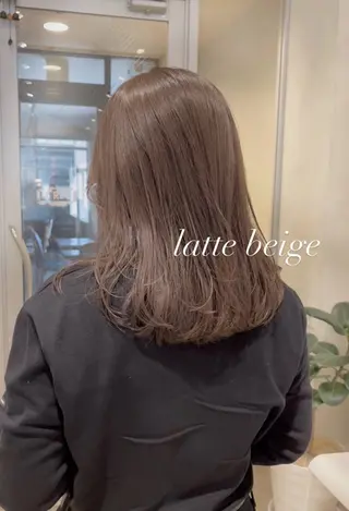 ミディアム カラー nakahara madokaのヘアスタイル