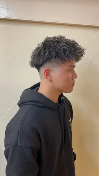 カラー パーマ メンズ 一宮/稲沢/あま市 /小林好裕のヘアスタイル