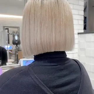 ショート masa/ボブ特化/ ぷつっとボブのヘアスタイル