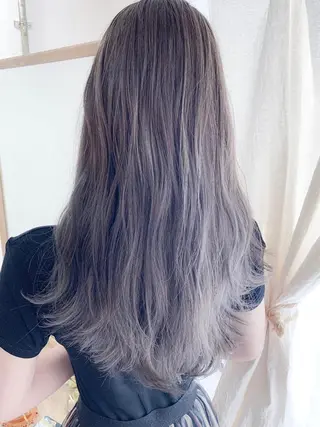 セミロング カラー BOX mico.のヘアスタイル