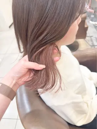 ミディアム カラー 🍒 Rino 🍒 カットモデル募集中のヘアスタイル