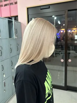 ミディアム カラー 🪞ダメージレス艶 🪞れいのヘアスタイル