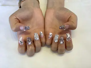 ネイル 💎🐰 saki. m 🐰💎のネイルデザイン