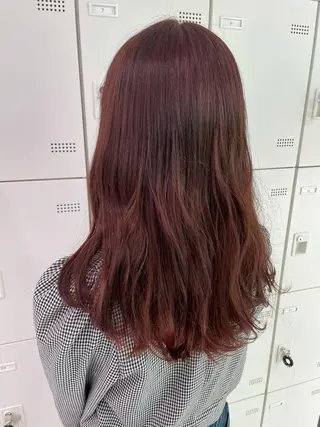 セミロング カラー ヘアアレンジ 🤍韓国ヘア特化 🤍力丸🤍のヘアスタイル