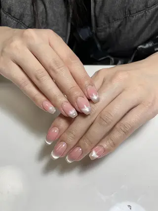 ネイル By moonネイル 🌷ワンホン/韓国風のネイルデザイン