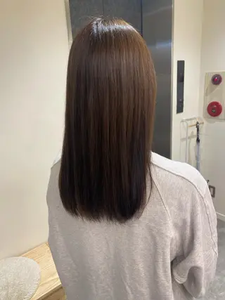 セミロング カラー ヘアアレンジ ボブ /ニュアンス/ satomi🧸💖のヘアスタイル