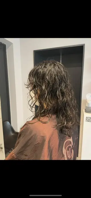 セミロング パーマ Ameri 新宿所属・新宿/透明感カラー/ 髪質改善/桜良のヘアスタイル