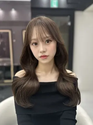 ロング 新宿/韓国レイヤー/ 髪質改善/ 佐藤のヘアスタイル