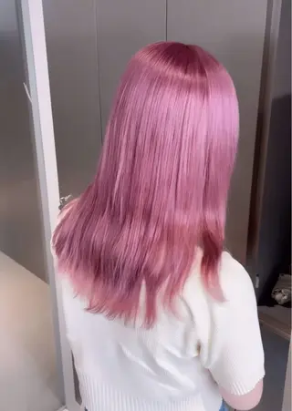 セミロング カラー YURI 🎀🫧のヘアスタイル