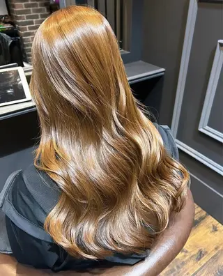 ロング カラー ヘアアレンジ Rina🌿 Re:chaLuのヘアスタイル