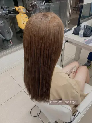 ロング カラー ✂︎レディース のメンズカット屋さんのヘアスタイル