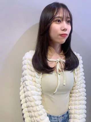 ロング LOREN＋透明感 オリーブhirokoのヘアスタイル