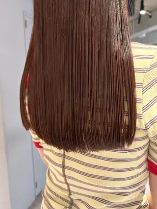 ロング 葉月/ボブ/ 透明感カラー／中目黒のヘアスタイル
