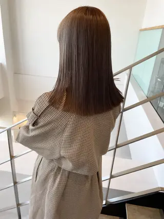 ミディアム カラー ヘアアレンジ ミニボブ/ブリーチ 🌈MISATOのヘアスタイル