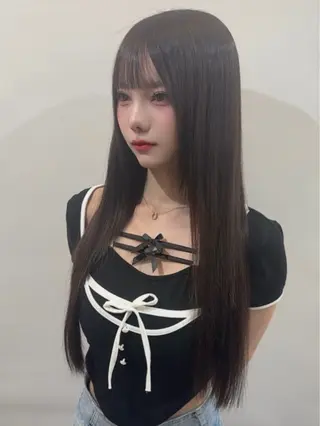 ロング カラー 桐村 健太郎のヘアスタイル