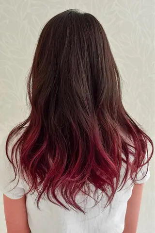 ロング 福元 保雄のヘアスタイル