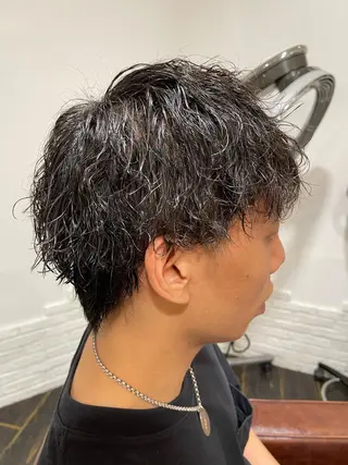 パーマ メンズ 齋藤 拓麻のヘアスタイル