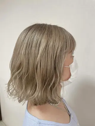 ミディアム カラー ヘアアレンジ 【Sweep】おじま のぞみのヘアスタイル