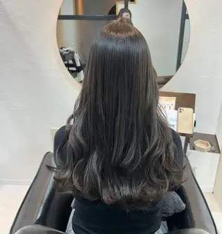 ロング カラー 🤍透明感/韓国風 🤍サクラギヒトミのヘアスタイル