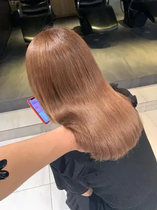 セミロング カラー パーマ ヘアアレンジ メンズ キッズ ネイル マツエク・マツパ LINDOTOKYO梅田所属・酸性ストレート 髪質改善大槻勇樹のヘアスタイル