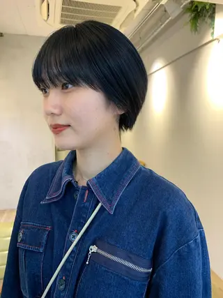 ショート ショート/ボブ/透明 感カラー/高橋あみのヘアスタイル