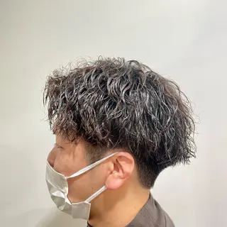 ショート パーマ メンズ サトウ コウキ  メンズのヘアスタイル