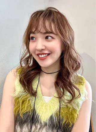 ロング カラー 韓国ヘア 🎀華澄のヘアスタイル