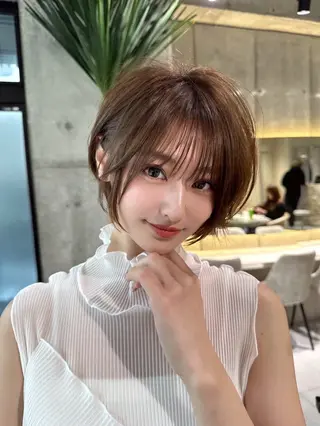 ショート 韓国ヘア/レイヤー Londエレンのヘアスタイル