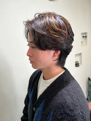 パーマ メンズ Ang　山口 莉沙のヘアスタイル