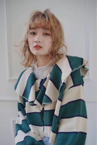 ミディアム 似合わせカット🌿 前川のヘアスタイル