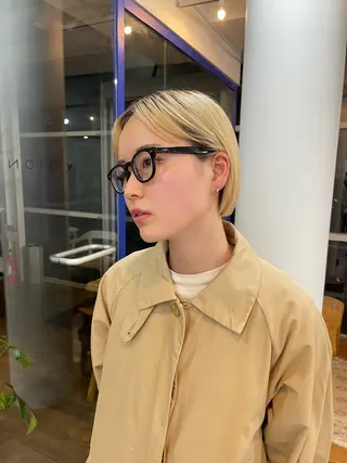 ショート ボブ/レイヤー /河内温太のヘアスタイル