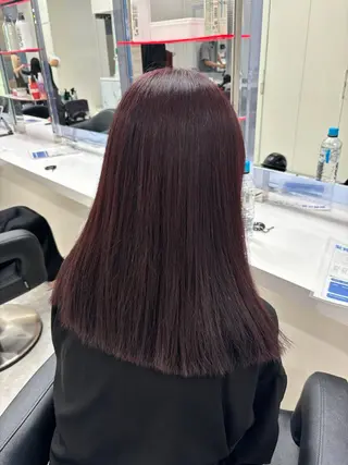 セミロング 🤍🥀韓流暖色レイ ヤー🥀🤍あやねのヘアスタイル