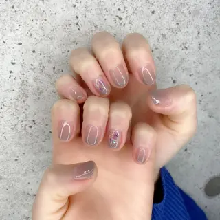 ショート カラー パーマ ヘアアレンジ メンズ キッズ ネイル マツエク・マツパ Salon Ｋのネイルデザイン