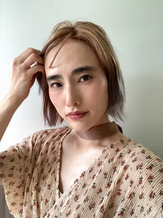 ショート カラー ミルミー美容室所属・🦄💒💓齎藤 七海子🦄💒💓の眉毛・アイブロウイメージ