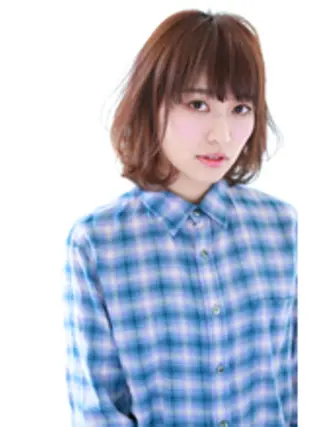 ミディアム ヘアリゾートA i 秋葉原店のヘアスタイル