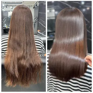 ロング JIN|乾かしただけ 美髪矯正本格髪質改善のヘアスタイル