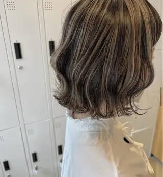 ミディアム 井上 樹のヘアスタイル