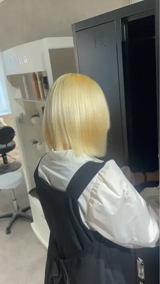 ミディアム カラー 🇰🇷ハイトーン× 韓国レイヤー레이어드のヘアスタイル