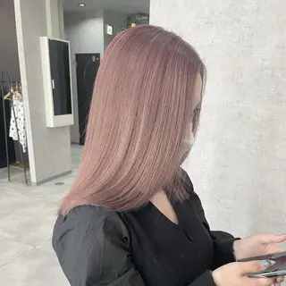 ミディアム カラー 山田 明のヘアスタイル