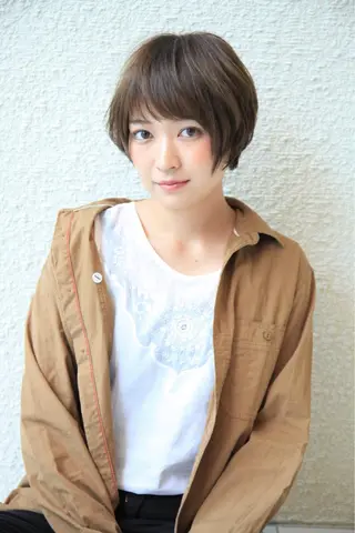 ショート 透明感カラー/ 寺田千雅子のヘアスタイル