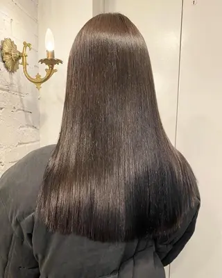 ロング カラー ヘアアレンジ 韓国ヘア×髪質 改善🇰🇷シオリのヘアスタイル