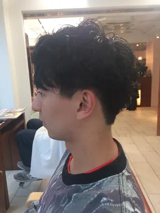 パーマ メンズ メンズパーマの巨匠 鈴木純のヘアスタイル