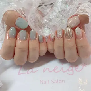 ネイル La neige* yuki 🥯🍑のネイルデザイン
